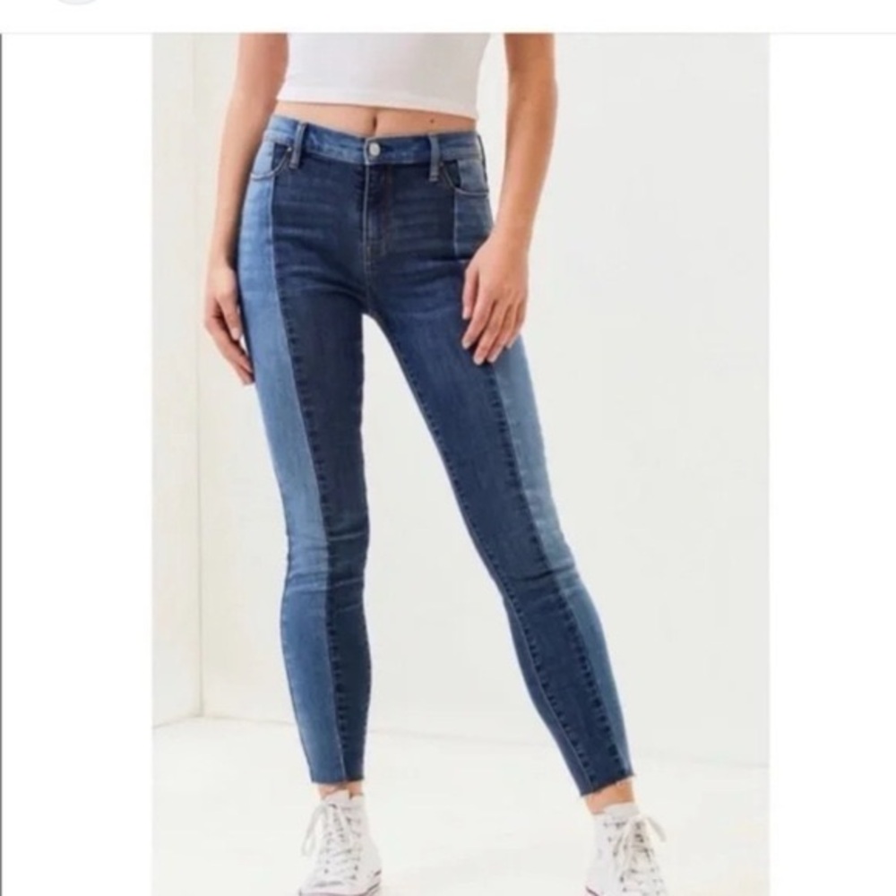 PacSun Two-Tone High‎ Rise Skinny Jegging Size 26